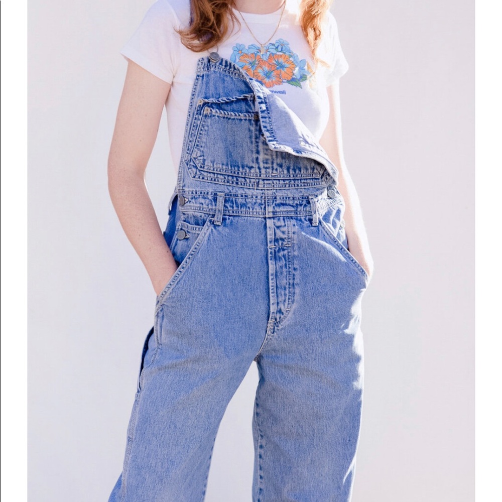Vintage 90s Y2K Calvin Klein Classic Denim Jeans Overalls Long